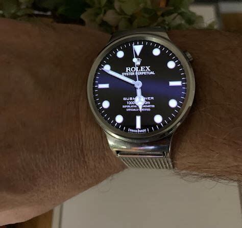 rolex looking smartwatch|Rolex smartwatch face download.